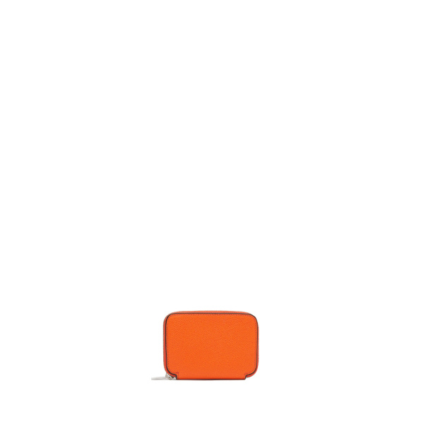 Valextra Card Holder Zip Around in Lobster Red | Wallets & Purses | Luxury Shoes 