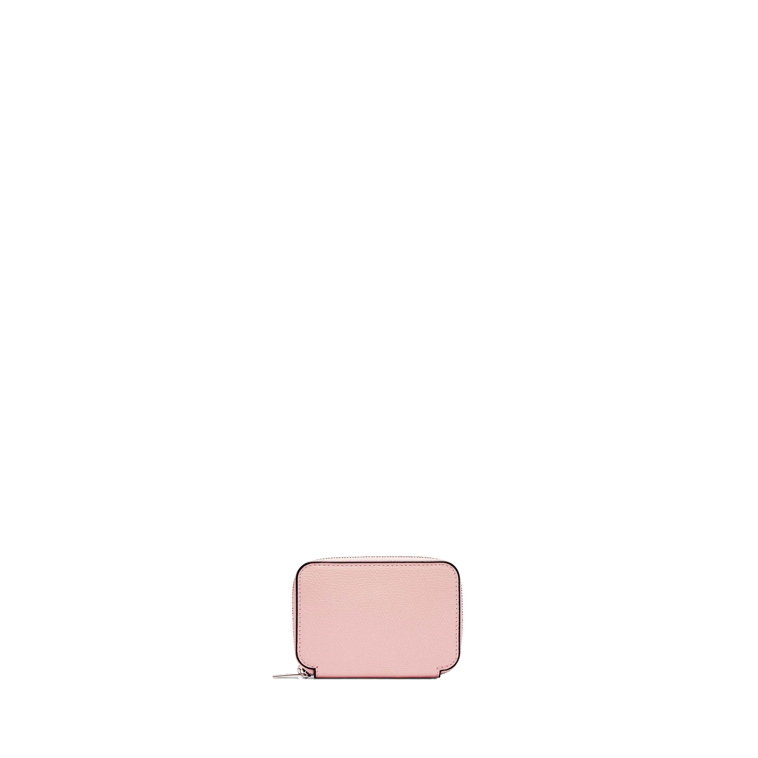 Valextra Card Holder Zip Around in Peony Pink Valextra Card Holder Zip Around in Peony Pink | Wallets & Purses | Luxury Shoes