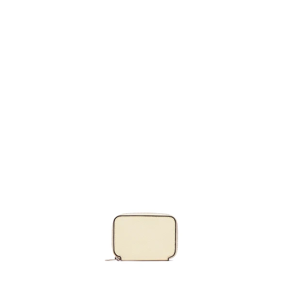 Valextra Card Holder Zip Around in Pergamena White, Millepunte | Wallets & Purses | Luxury Shoes 