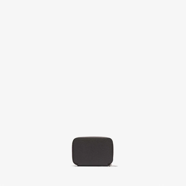 Valextra Card Holder Zip Around in Smokey Grey | Wallets & Purses | Luxury Shoes 