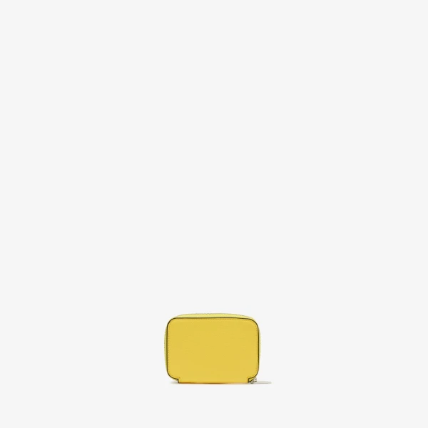 Valextra Card Holder Zip Around in Yellow | Wallets & Purses | Luxury Shoes 