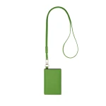 Valextra Card Holder with Lanyard in Grass Green | Wallets & Purses | Luxury Shoes 