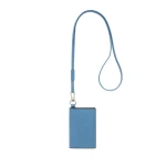 Valextra Card Holder with Lanyard in Nebula Blue | Wallets & Purses | Luxury Shoes 