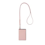 Valextra Card Holder with Lanyard in Peony Pink | Wallets & Purses | Luxury Shoes 