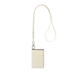 Valextra Card Holder with Lanyard in Pergamena White | Wallets & Purses | Luxury Shoes 