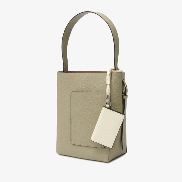 Valextra Card Holder with Lanyard in Pergamena White | Wallets & Purses | Luxury Shoes 