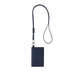 Valextra Card Holder with Lanyard in Sapphire Blue | Wallets & Purses | Luxury Shoes 