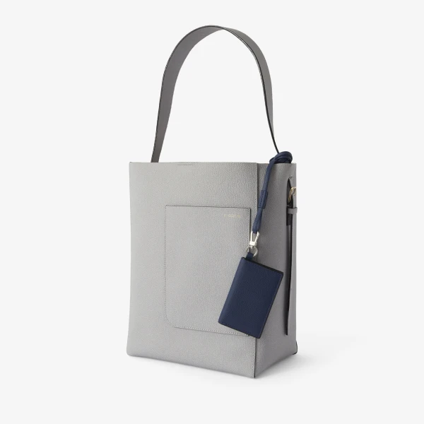 Valextra Card Holder with Lanyard in Sapphire Blue | Wallets & Purses | Luxury Shoes 