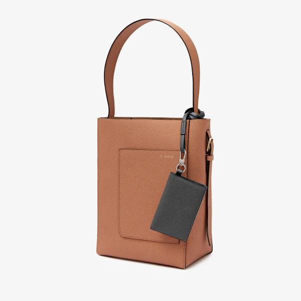Valextra Card Holder with Lanyard in Smokey Grey | Wallets & Purses | Luxury Shoes 