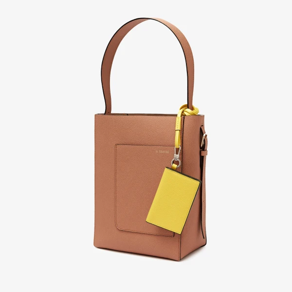 Valextra Card Holder with Lanyard in Yellow | Wallets & Purses | Luxury Shoes 
