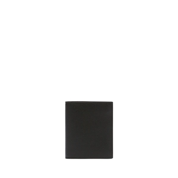 Valextra Compact Wallet 3CC with Coin Purse in Black | Wallets & Purses | Luxury Shoes 