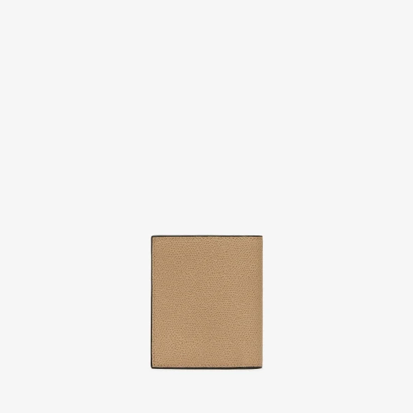 Valextra Compact Wallet 3CC with Coin Purse in Cashmere Beige | Wallets & Purses | Luxury Shoes 