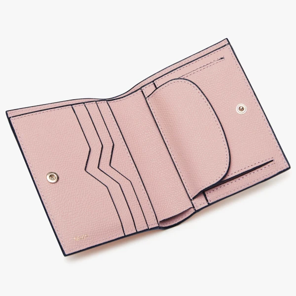 Valextra Compact Wallet 3CC with Coin Purse in Peony Pink | Wallets & Purses | Luxury Shoes 