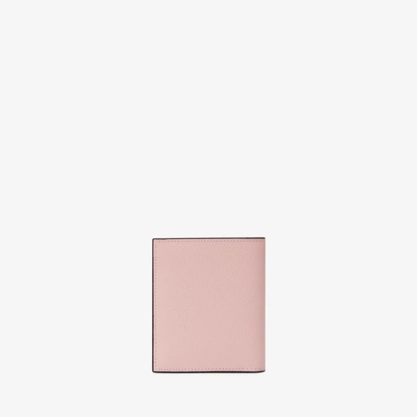 Valextra Compact Wallet 3CC with Coin Purse in Peony Pink | Wallets & Purses | Luxury Shoes 