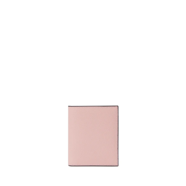 Compact Wallet 3CC with Coin Purse in Peony Pink