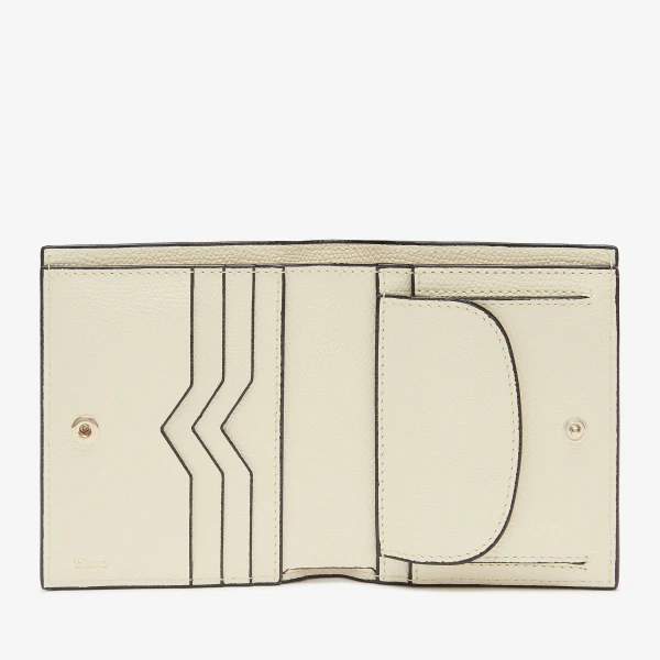 Valextra Compact Wallet 3CC with Coin Purse in Pergamena White | Wallets & Purses | Luxury Shoes 
