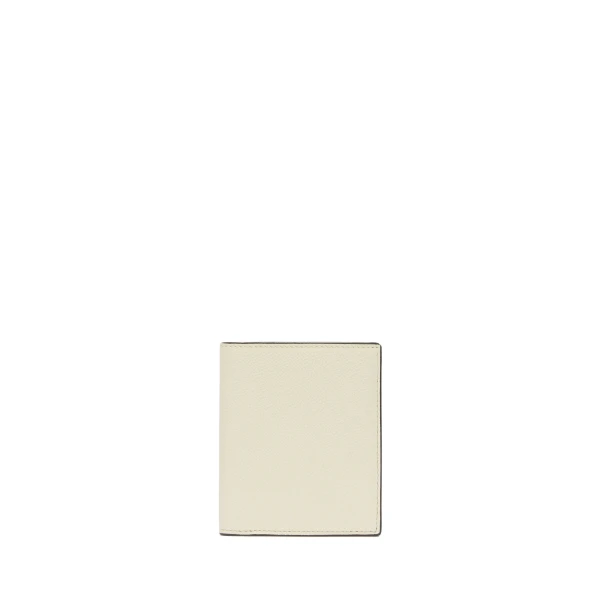 Valextra Compact Wallet 3CC with Coin Purse in Pergamena White | Wallets & Purses | Luxury Shoes 