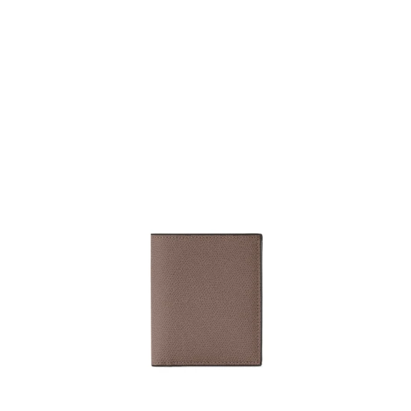 Valextra Compact Wallet 3CC with Coin Purse in Sahara Brown | Wallets & Purses | Luxury Shoes 