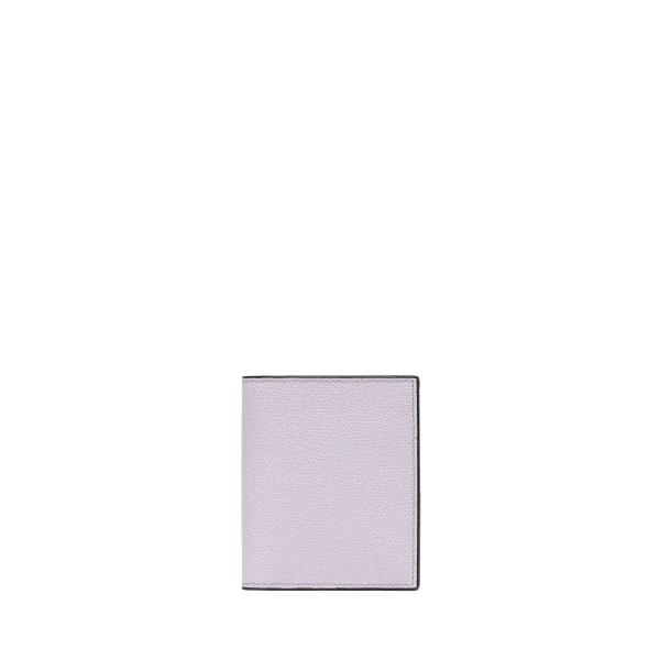Valextra Compact Wallet 3CC with Coin Purse in Wisteria Pink | Wallets & Purses | Luxury Shoes 