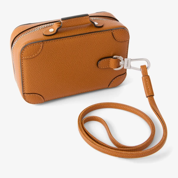 Valextra Costa Keychain in Havana Brown | Key Chain | Luxury Shoes 