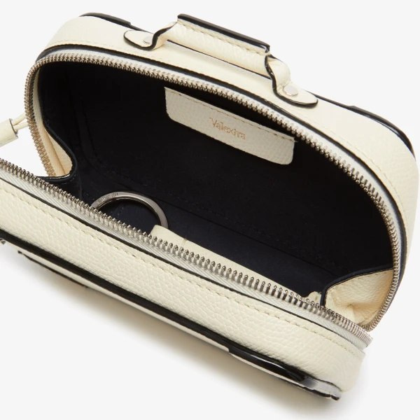 Valextra Costa Keychain in Pergamena White | Key Chain | Luxury Shoes 