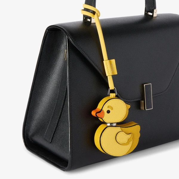 Valextra Duckling Charm in Yellow Mix | Bag charms | Luxury Shoes 