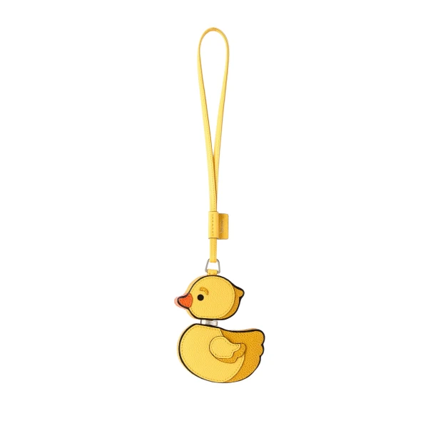 Valextra Duckling Charm in Yellow Mix | Bag charms | Luxury Shoes 