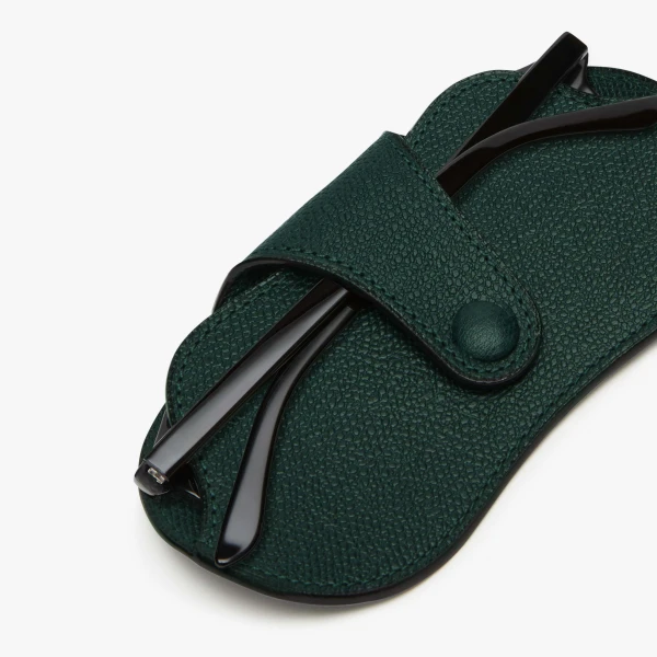 Valextra Glasses Case in Valextra Green | Cases | Luxury Shoes 