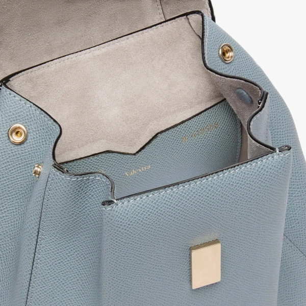 Valextra Iside Backpack Mini in Niagara Blue | Backpacks | Luxury Shoes 