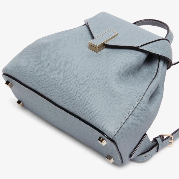 Valextra Iside Backpack Mini in Niagara Blue | Backpacks | Luxury Shoes 