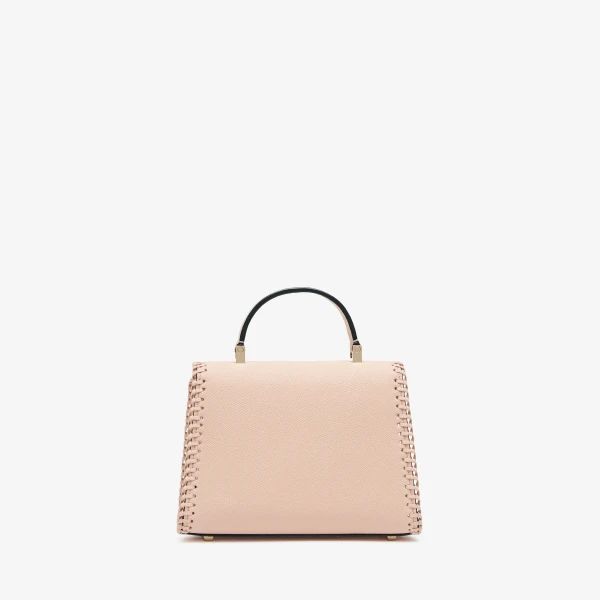 Valextra Iside Braided Crossbody Micro Bag in Bonne Mine Pink | Shoulder & Crossbody Bags | Luxury Shoes 