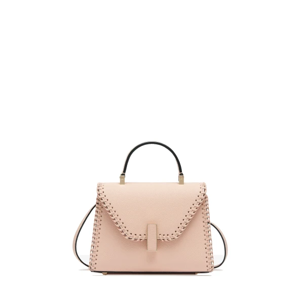 Valextra Iside Braided Crossbody Micro Bag in Bonne Mine Pink | Shoulder & Crossbody Bags | Luxury Shoes 