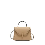 Valextra Iside Braided Crossbody Micro Bag in Cashmere Beige | Shoulder & Crossbody Bags | Luxury Shoes 