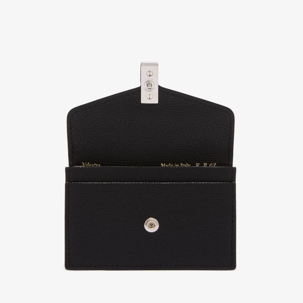 Valextra Iside Card Holder in Black | Wallets & Purses | Luxury Shoes 