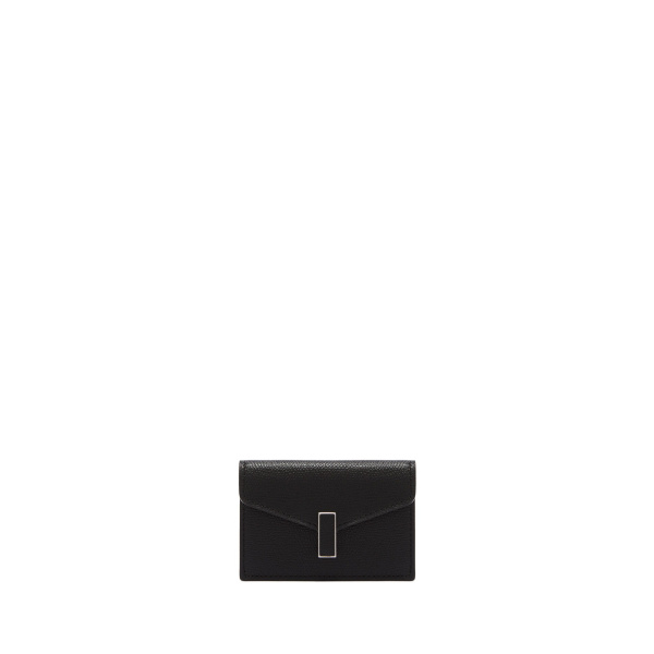 Valextra Iside Card Holder in Black | Wallets & Purses | Luxury Shoes 