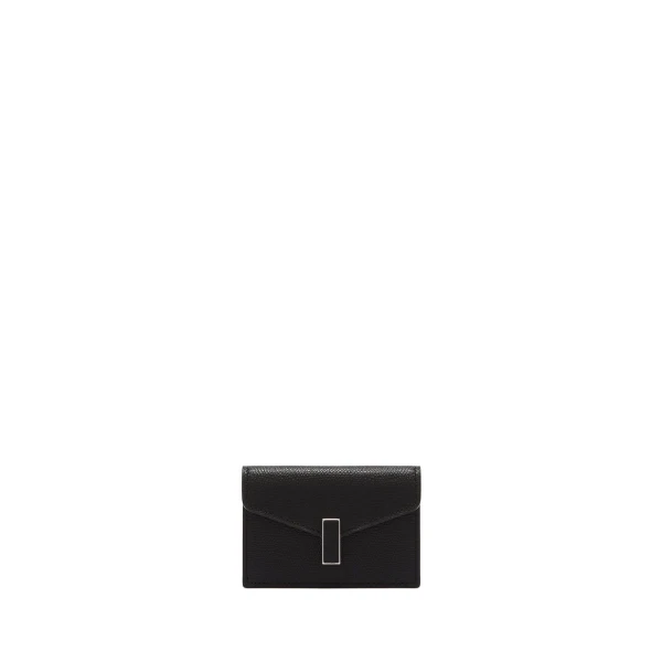 Valextra Iside Card Holder in Black | Wallets & Purses | Luxury Shoes 