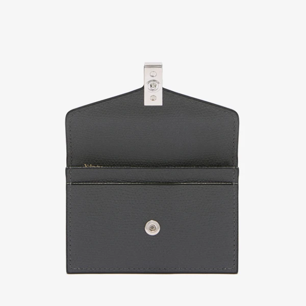 Valextra Iside Card Holder in Smokey Grey | Wallets & Purses | Luxury Shoes 