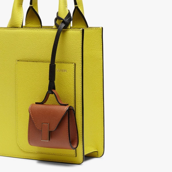 Valextra Iside Charm in Gold Brown and Black | Bag charms | Luxury Shoes 