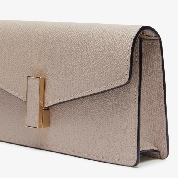 Valextra Iside Clutch with Chain Bag in Nude Pink | Clutch Bags | Luxury Shoes 