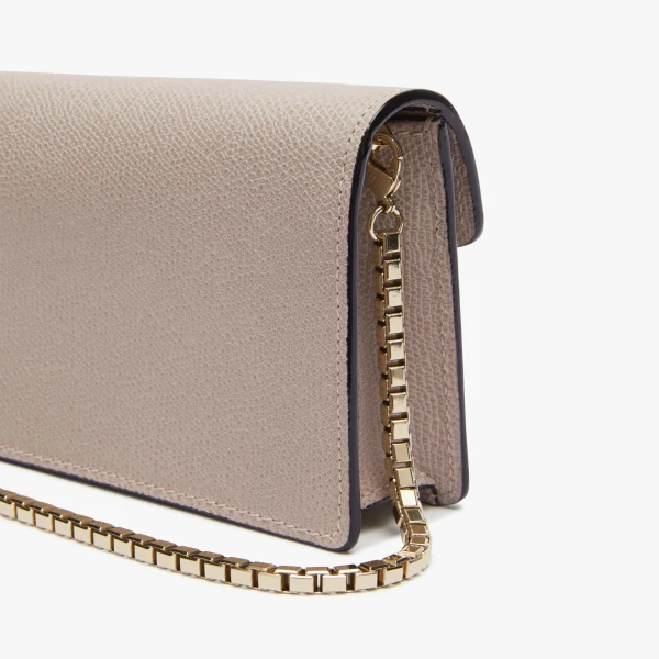 Valextra Iside Clutch with Chain Bag in Nude Pink | Clutch Bags | Luxury Shoes 
