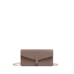 Valextra Iside Clutch with Chain Bag in Sahara Brown | Clutch Bags | Luxury Shoes 