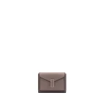 Valextra Iside Compact Wallet with Coin Holder in Sahara Brown | Wallets & Purses | Luxury Shoes 