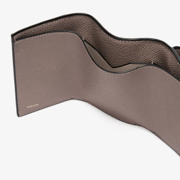 Valextra Iside Compact Wallet with Coin Holder in Sahara Brown | Wallets & Purses | Luxury Shoes 