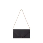 Valextra Iside Continental Purse with Chain in Night Blue | Wallets & Purses | Luxury Shoes 