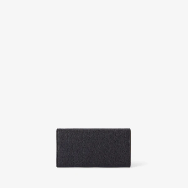 Valextra Iside Continental Purse with Chain in Night Blue | Wallets & Purses | Luxury Shoes 