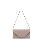 Valextra Iside Continental Purse with Chain in Nude Pink | Wallets & Purses | Luxury Shoes 