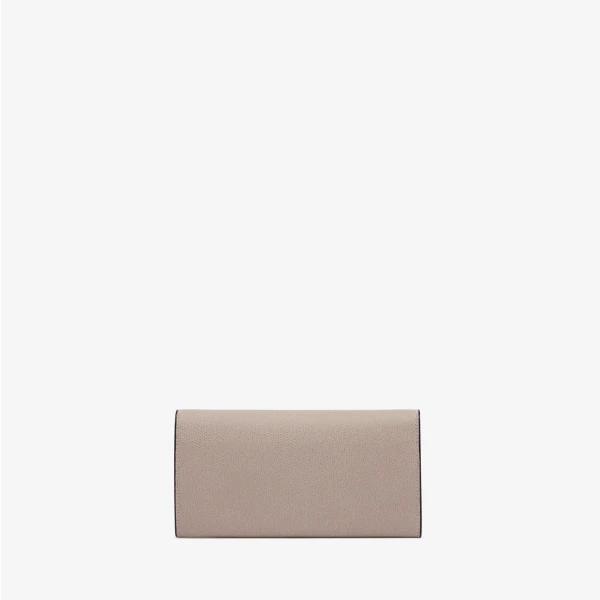 Valextra Iside Continental Purse with Chain in Nude Pink | Wallets & Purses | Luxury Shoes 