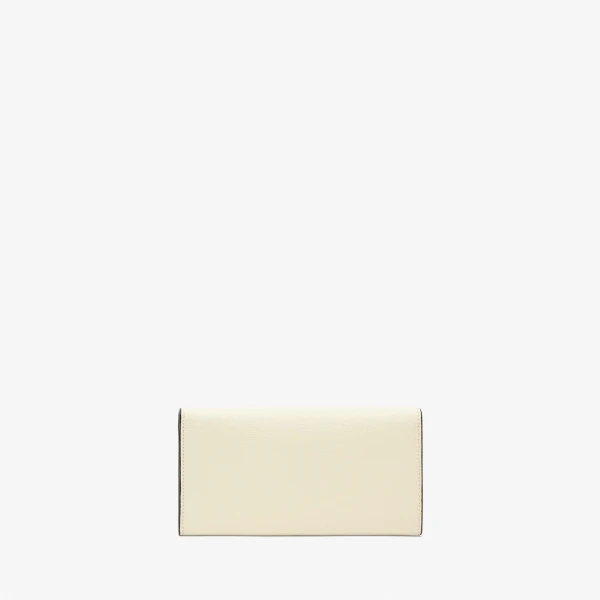 Valextra Iside Continental Purse with Chain in Pergamena White | Wallets & Purses | Luxury Shoes 