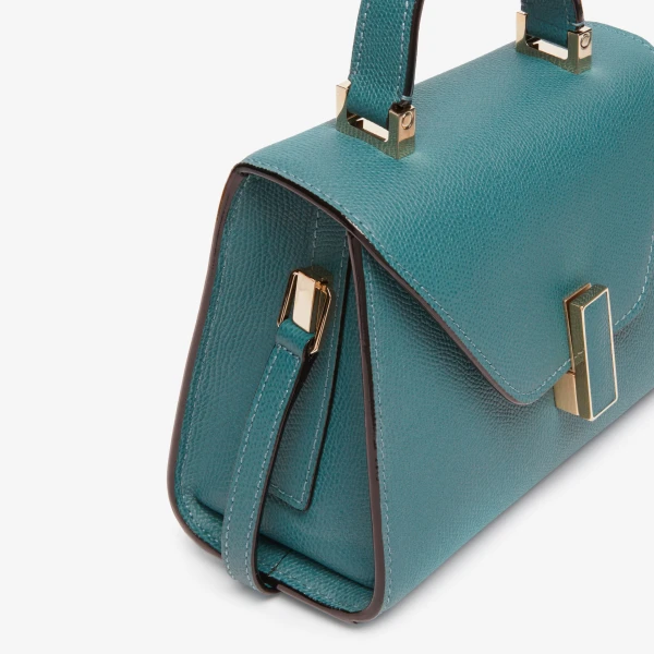 Valextra Iside Crossbody Micro Bag in Bottle Green | Shoulder & Crossbody Bags | Luxury Shoes 