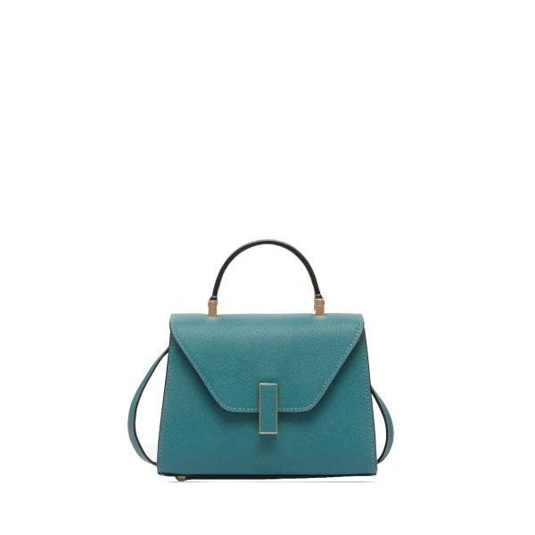 Valextra Iside Crossbody Micro Bag in Bottle Green | Shoulder & Crossbody Bags | Luxury Shoes 